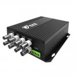 CCTV Analog Video Data Optical Converter SECAM Compatible 8 Port SC/ST/FC Fiber for sale