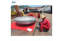 China Stainless Steel Hemispherical Elliptical Dished End Heads For Agitators supplier