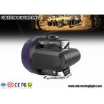 Impact resistant Rechargeable LED Headlamp , black rechargeable led headlight