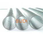 Matt Silver Aluminium Pitch 6mm Twin Loop Binding Wire for sale