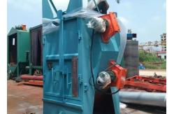 China Hook Shot Blasting Pipe Cutting And Beveling Equipment For 16inch Seamless Tube supplier