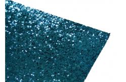 China Light Blue Glitter Wallpaper Fabric , PU Fabric Backing Glitter Sparkle Fabric supplier