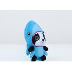 Blue Shark Hat Plush Dog Toys , Lovely Design Plush Dog Stuffed Animal