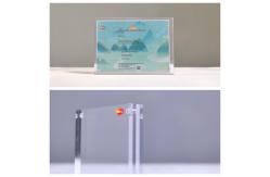 China Custom Clear 11x17 8.5x11 inches Acrylic Magnetic Photo Frame supplier
