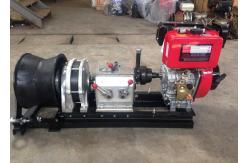 China 50KN Single Capstan Diesel Cable Winch 9HP Engine Power With 186F Diesel Engine supplier