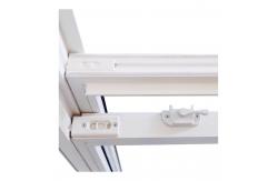 China 105 Series Fixed UPVC Double Hung Window With Tilt Hurricane Impact supplier