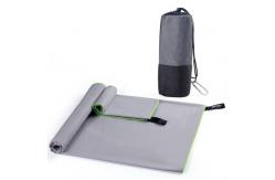 China Absorbent Cheap Exercise Microfiber Sports Towel Custom Foldable Yoga Mat Towel supplier
