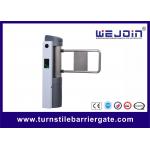 Automatic Access Control Single Pole Automatic Swing Barrier , Pedestrian Access Control Gates for sale