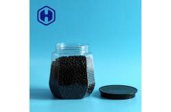 China Lollip Pop 1150ml Cookie Plastic Transparent Jars With Sensitive Liner supplier