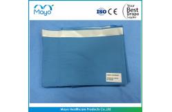 China SMS 35gsm TUR Drape Clear Adhesive Incise Drapes With 3M Tape supplier