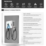 High Power DC EV Charging Station 30KW 60KW With CCS CHAdeMO Dual Plugs for sale