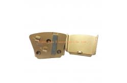 China 2 PCD Segments Diamond Grinding Disk With One Circular Supporting Segment supplier
