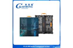 China LED Screen P3.91 Commercial Advertising  Display Outdoor Transparent Led Display Screen supplier