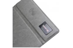 China Customised Logo Wireless Charging Leather Mouse Pad Smart Multifunction supplier