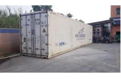 China 28cbm Shipping 40 Foot Refrigerated Container With Temperature Controlled supplier