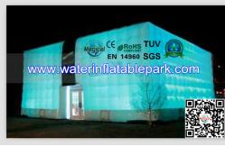 China Waterproof Giant Inflatable Lighting Tent For Exhibition Show And Event supplier