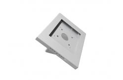 China Powder Coated Cold Rolled Steel Tablet Security Kiosk Rugged Metal Ipad Kiosk Holder supplier