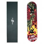 YOBANG carton dinosaur 24inch small complete skateboard pp truck for boys only for sale