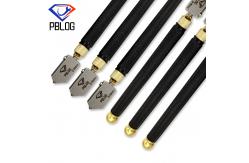 China Easy Handling Glass Cutting Tool with Metal Black Handle Grip and Oil supplier