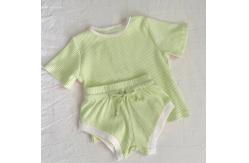 China Ribbed Cotton Custom Tee Shirts 6T Unisex Kids Basic Ringer Tee supplier