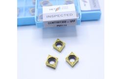 China Fracture Resistance Cermet Turning Tool Inserts Good Surface Smoothness CCMT09T302-1PP PV2110 supplier