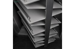 China Wardrobe Rotating Vertical Cabinet Shoes Rack Basket with Led Light supplier