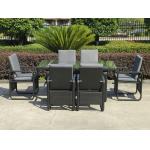 Contemporary Dining Set , UV Resistant KD Rattan Furniture Sets for sale