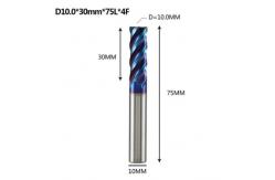 China High Precision Tungsten Steel EndMill CNC Tools Nano Coating Milling Cutter supplier