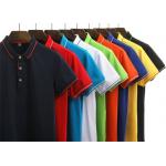 Pure Cotton Casual Work Uniforms , Custom Logo Adults Work Uniform Polo Shirts for sale