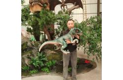 China Theme Park Dino Hand Puppet / Realistic Dinosaur Arm Puppet supplier