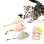 Plush Catnip Mouse Cat Toy for Interactive Indoor Cats Kitten Play Popular Style and Interactive Function for sale