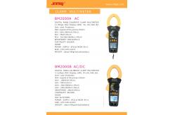 China 2000A 2.2 Inch 700V Digital AC Clamp Meter , Mini Digital Clamp Meter supplier