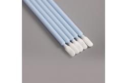 China 100PCS Package PP Stick Small Microfiber Swab Lint Free Cleaning Swabs supplier