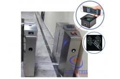 China Electromagnetic turnstile mechanism scanner code qr door open for university channel supplier