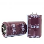 High quality 400V 820UF 820UF 400V 400V820UF Electrolytic Capacitor volume 35*50MM for sale