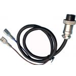 Plug Resistant M16 2 Pin 500mm Overmolded Cable Assembly for sale