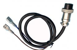 China Plug Resistant M16 2 Pin 500mm Overmolded Cable Assembly supplier