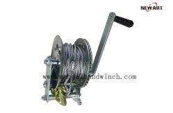 China 450kg small Hand Crank Winch 1000 Lb Portable manual Winch supplier