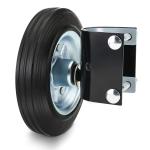 Prevent Door Slack and Improve Gate Function with Black Side Mount Gate Support Wheel for sale