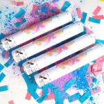 Wholesale Confetti Powder Cannon Gender Reveal Party Supplies Popper- Smoke Powder & Confetti Sticks Cannons for sale