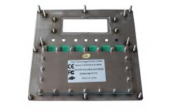 China IP66 Customized 24 Keys Top Panel Mounting illuminated metal stainless steel keypad supplier