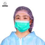 EN14683 Black 3 Layers Surgical Disposable Face Mask For Hospital 16.5x9.5 for sale