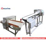 Detection Speed Adjustable Industrial Metal Detector Conveyor For Dairy / Beverages