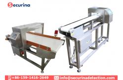 China Detection Speed Adjustable Industrial Metal Detector Conveyor For Dairy / Beverages supplier