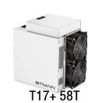128 Bit Rectangle Bitmain Antminer T17+ 58TH 2750W Second Hand Asic Miner