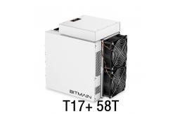 China 128 Bit Rectangle Bitmain Antminer T17+ 58TH 2750W Second Hand Asic Miner supplier