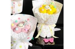 China Thickened cowhide, playful and colorful flower packaging paper supplier