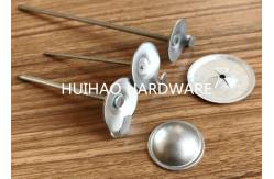 China Carbon Steel Insulation Lacing Anchors With Hook Head Base supplier