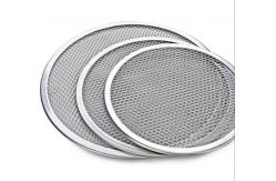 China Non Stick 8 Inch --22inch Aluminum Mesh Pizza Screen Customized Size supplier
