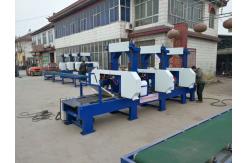 China 5 Heads Resaws Multiple Head Wood Band Saw Machine with adjustable conveyor supplier